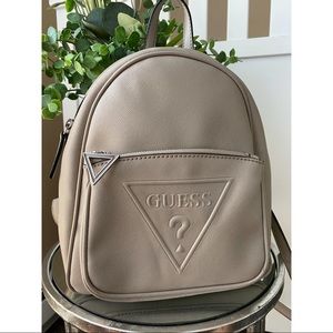 ⭐️SOLD⭐️GUESS Taupe Mini Backpack